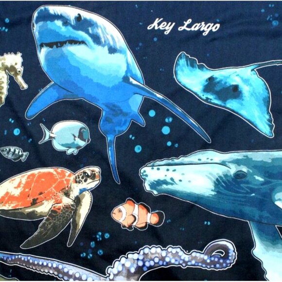 Key Largo Youth Large Marine Life Sublimation Tee - Picture 2 of 9